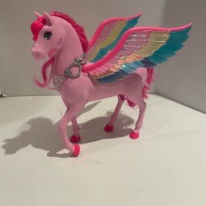 Barbie Pink Unicorn with Rainbow Wings
